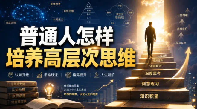付费文章:普通人怎样培养高层次思维
