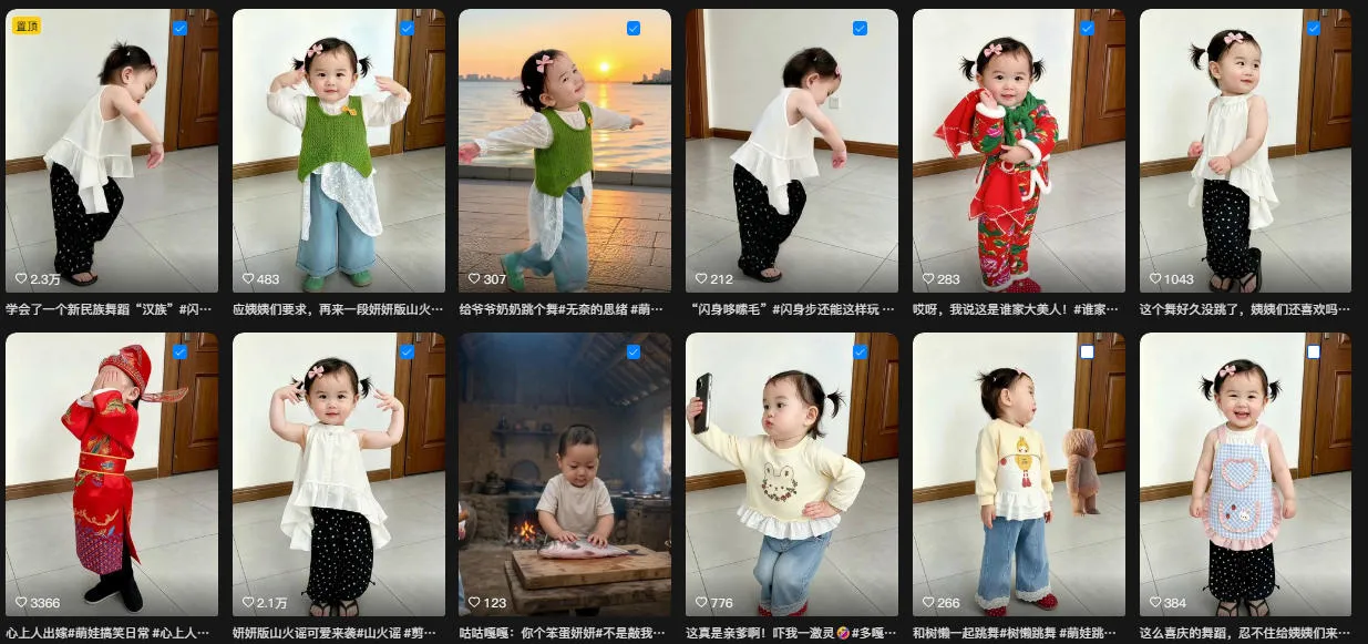 抖音16W粉丝博主的AI萌娃跳舞视频教学，可做视频挂载剪映拉新+各个平台的创作者分成+收徒等多种变现方式，单月1W+
