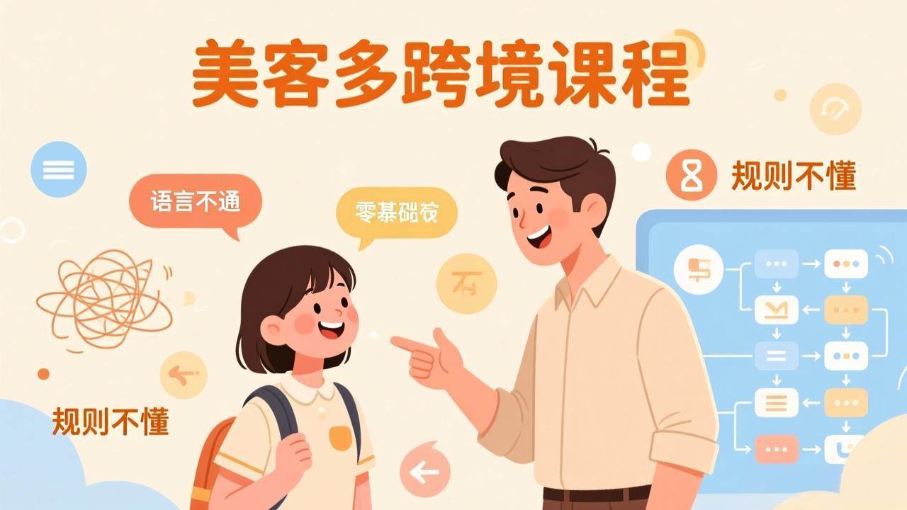 （17503期）怕语言不通、怕不懂规则？零基础小白也能做的美客多跨境课，手把手带你美客多开店稳赚