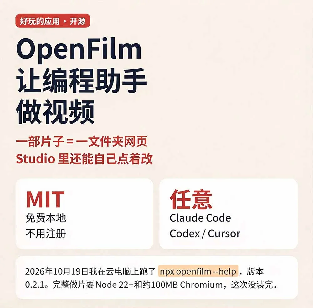 我跪下来了！不会剪辑也能做短视频宣传片？ AI 一键把素材变成完整视频，真是神奇，OpenFilm 超省事 3