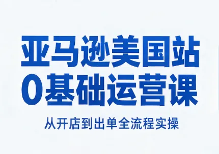 亚马逊美国站0基础运营课