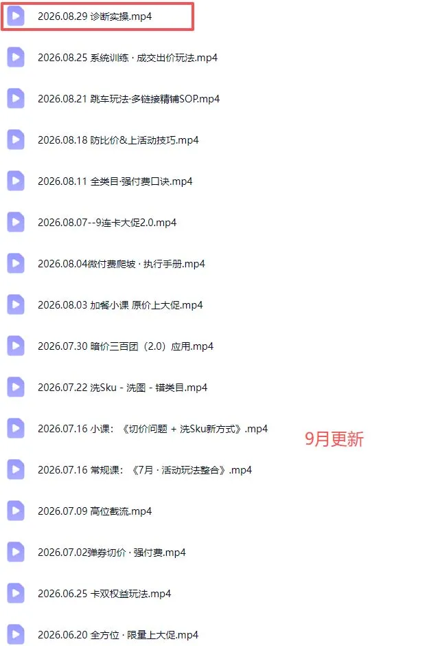 拼多多实战特训营(更新26年0831