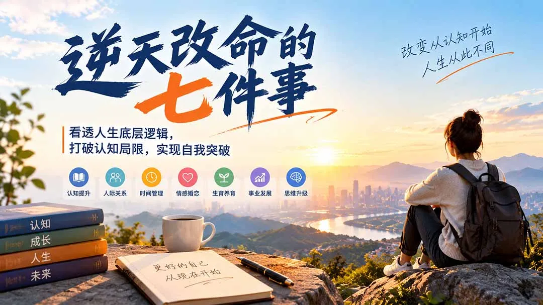 付费文章:逆天改命的七件事,看透人生底层逻辑,打破认知局限,实现自我突破 1 付费文章:逆天改命的七件事,看透人生底层逻辑,打破认知局限,实现自我突破 1
