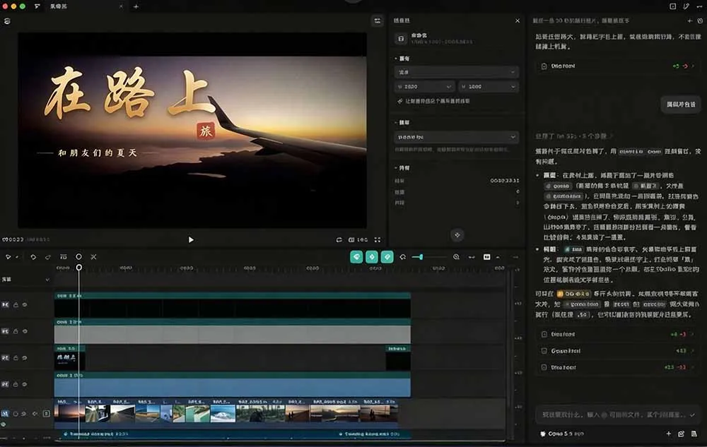 我跪下来了！不会剪辑也能做短视频宣传片？ AI 一键把素材变成完整视频，真是神奇，OpenFilm 超省事 6