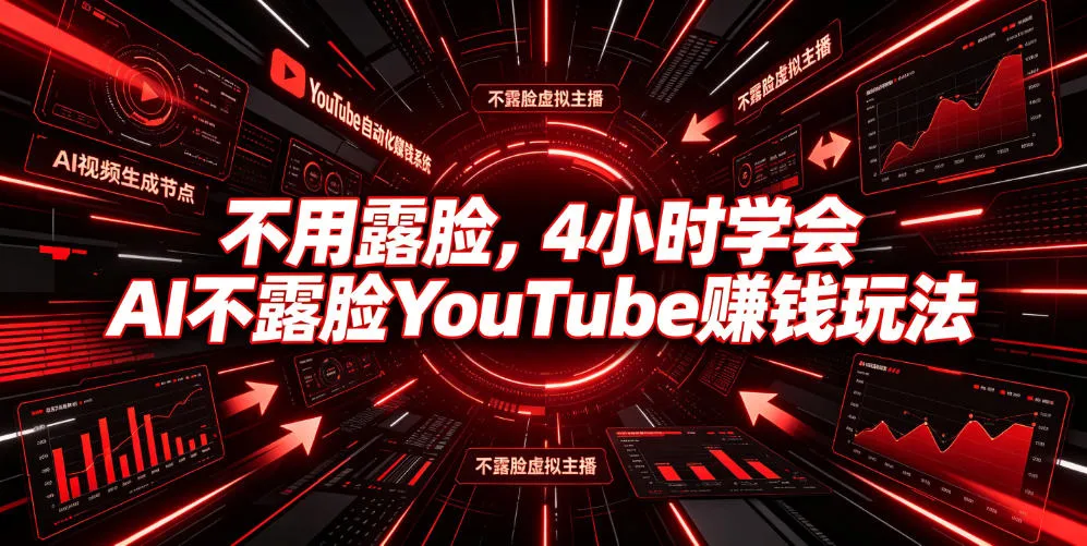 不用露脸,4小时学会AI不露脸YouTube賺钱玩法【原创双语字幕】 不用露脸,4小时学会AI不露脸YouTube賺钱玩法【原创双语字幕】