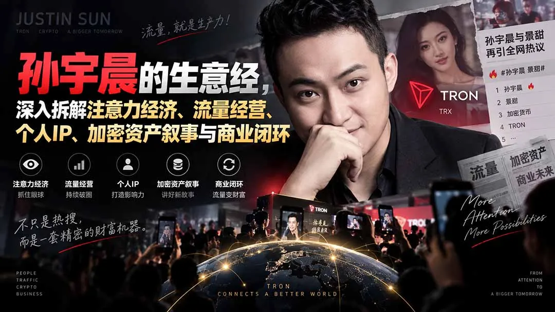 某星球精华文章——孙宇晨的生意经,深入拆解注意力经济、流量经营、个人IP、加密资产叙事与商业闭环 1 某星球精华文章——孙宇晨的生意经,深入拆解注意力经济、流量经营、个人IP、加密资产叙事与商业闭环 1